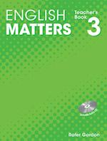 English Matters Teachers Book 3 with CD-ROM