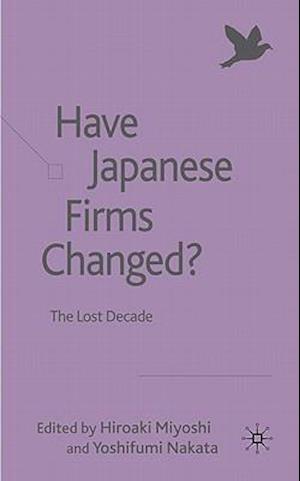 Have Japanese Firms Changed?