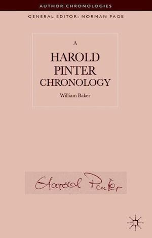 A Harold Pinter Chronology