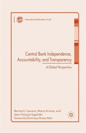 Central Bank Independence, Accountability, and Transparency