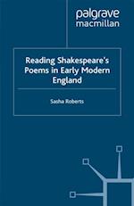 Reading Shakespeare's Poems in Early Modern England