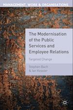 Modernisation of the Public Services and Employee Relations