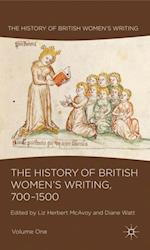 History of British Women's Writing, 700-1500