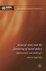 Mineral Rents and the Financing of Social Policy