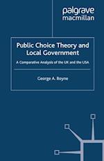 Public Choice Theory and Local Government