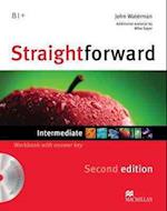 Straightforward 2nd Edition Intermediate Level Workbook with key & CD Pack