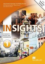 Insights Level 1 Student Book and Workbook with MPO pack