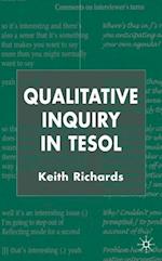 Qualitative Inquiry in TESOL