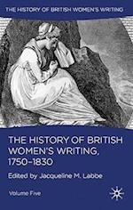 The History of British Women's Writing, 1750-1830