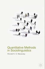 Quantitative Methods in Sociolinguistics