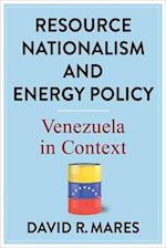 Resource Nationalism and Energy Policy