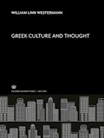 Greek Culture and Thought