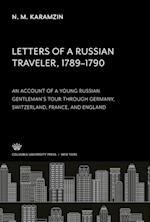 Letters of a Russian Traveler 1789-1790