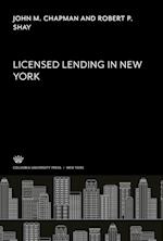 Licensed Lending in New York