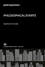 Philosophical Events Essays of the ¿80S