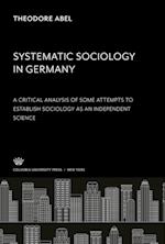 Systematic Sociology in Germany