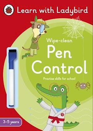 Pen Control: A Learn with Ladybird Wipe-Clean Activity Book 3-5 years