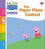 Learn with Peppa Phonics Level 4 Book 11 – The Paper Plane Contest (Phonics Reader)