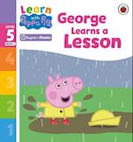 Learn with Peppa Phonics Level 5 Book 1 – George Learns a Lesson (Phonics Reader)