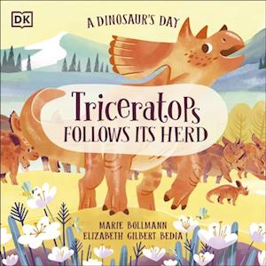 Dinosaur's Day: Triceratops Follows Its Herd