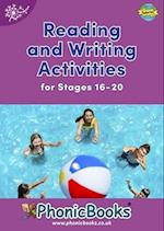 Phonic Books Dandelion World Reading and Writing Activities for Stages 16-20