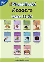 Phonic Books Dandelion Readers Set 2 Units 11-20 (Two-letter spellings sh, ch, th, ng, qu, wh, -ed, -ing, -le)