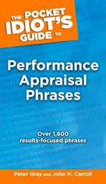 Pocket Idiot's Guide to Performance Appraisal Phrases