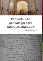 Rapporto sulla genealogia della FAMIGLIA MASSIDDA