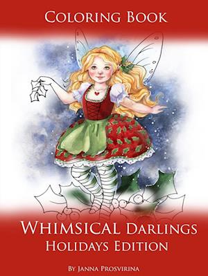 Coloring Book Whimsical Darlings Holidays Edition