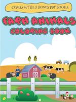 Coloring Books for 2 Year Olds (Farm Animals coloring book for 2 to 4 year olds)