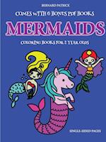 Coloring Books for 2 Year Olds (Mermaids) 