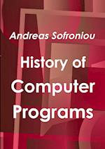 History of Computer Programs
