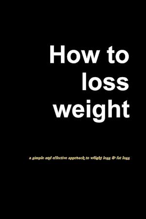 How to lose weight