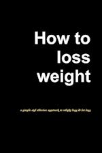 How to lose weight 