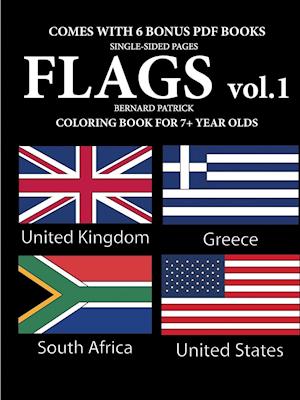 Coloring Books for 7+ Year Olds (Flags Volume 1)