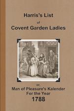 Harris's List of Covent Garden Ladies 1788