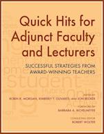 Quick Hits for Adjunct Faculty and Lecturers