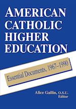 American Catholic Higher Education