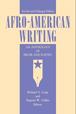 Afro-American Writing - Ppr.