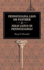 Pennsylvania Lion or Panther & Felis Catus in Pennsylvania?