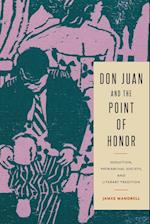 Don Juan and the Point of Honor