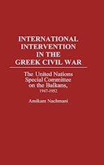 International Intervention in the Greek Civil War