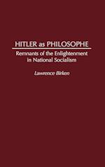 Hitler as Philosophe