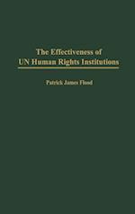 The Effectiveness of UN Human Rights Institutions