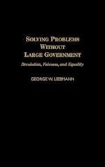 Solving Problems Without Large Government
