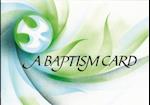 Baptism Card B306