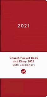 Church Pocket Book and Diary 2021 Red