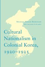 Cultural Nationalism in Colonial Korea, 1920-1925