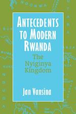 Vansina, J:  Antecedents to Modern Rwanda