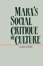 Marx's Social Critique of Culture